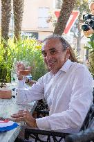 Eric Zemmour And Marion Marechal Visit To The Market - Cogolin