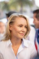 Eric Zemmour And Marion Marechal Visit To The Market - Cogolin