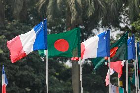 Preparations For President Macron's Visit - Dhaka