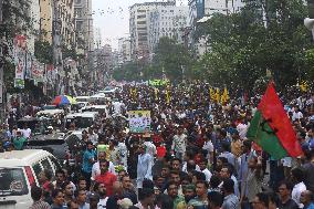 BNP Supporters Protest - Dhaka