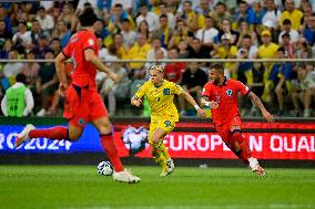 Ukraine 1-1 England in EURO 2024 qualifier in Wroclaw