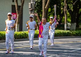 (SP)CHINA-JIAXING-ASIAN GAMES-TORCH RELAY (CN)