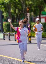 (SP)CHINA-JIAXING-ASIAN GAMES-TORCH RELAY (CN)