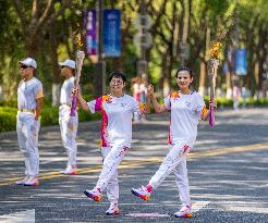 (SP)CHINA-JIAXING-ASIAN GAMES-TORCH RELAY (CN)