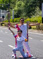 (SP)CHINA-JIAXING-ASIAN GAMES-TORCH RELAY (CN)