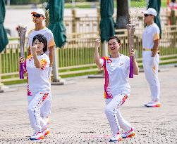 (SP)CHINA-JIAXING-ASIAN GAMES-TORCH RELAY (CN)