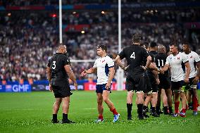 Rugby World Cup - France Defeat New Zealand In The Opening Game