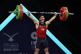 (SP)SAUDI ARABIA-RIYADH-WEIGHTLIFTING-2023 IWF WORLD CHAMPIONSHIPS-MEN'S 73KG