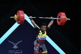 (SP)SAUDI ARABIA-RIYADH-WEIGHTLIFTING-2023 IWF WORLD CHAMPIONSHIPS-MEN'S 73KG