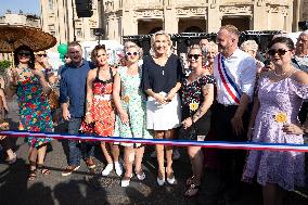 Marine Le Pen At The Grande Braderie Inauguration - Henin-Beaumont