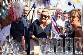 Marine Le Pen At The Grande Braderie Inauguration - Henin-Beaumont