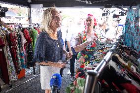 Marine Le Pen At The Grande Braderie Inauguration - Henin-Beaumont