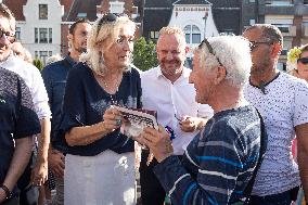 Marine Le Pen At The Grande Braderie Inauguration - Henin-Beaumont