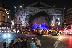 JR et l opera de Paris.