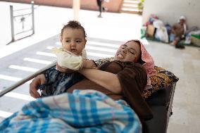 Injured people arrive at the Hospital Mohammed VI - Marrakesh