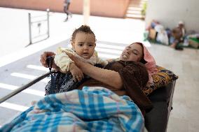 Injured people arrive at the Hospital Mohammed VI - Marrakesh