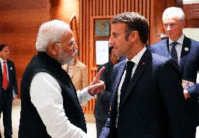 President Macron At G20 Summit - New Delhi