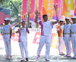 (SP)CHINA-SHAOXING-ASIAN GAMES-TORCH RELAY (CN)