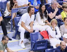 Matthew McConaughey And Camila Alves Attend US Open - NYC