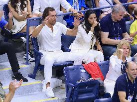 Matthew McConaughey And Camila Alves Attend US Open - NYC