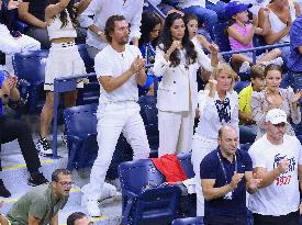 Matthew McConaughey And Camila Alves Attend US Open - NYC