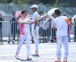 (SP)CHINA-SHAOXING-ASIAN GAMES-TORCH RELAY (CN)