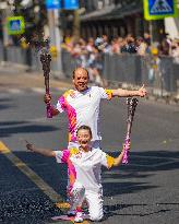 (SP)CHINA-SHAOXING-ASIAN GAMES-TORCH RELAY (CN)