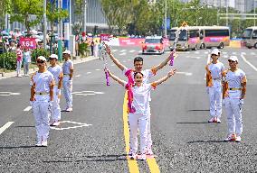 (SP)CHINA-SHAOXING-ASIAN GAMES-TORCH RELAY (CN)