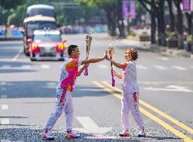 (SP)CHINA-SHAOXING-ASIAN GAMES-TORCH RELAY (CN)