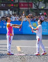 (SP)CHINA-SHAOXING-ASIAN GAMES-TORCH RELAY (CN)