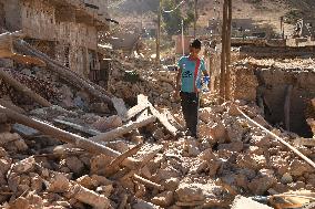 MOROCCO-AMIZMIZ-EARTHQUAKE-AFTERMATH