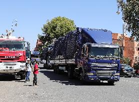 MOROCCO-EARTHQUAKE-RESCUE