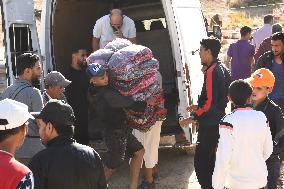 MOROCCO-EARTHQUAKE-RESCUE