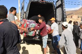 MOROCCO-EARTHQUAKE-RESCUE