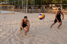 (SP)MIDEAST-GAZA CITY-ASIAN GAMES-BEACH VOLLEYBALL