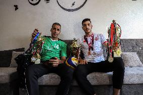 (SP)MIDEAST-GAZA CITY-ASIAN GAMES-BEACH VOLLEYBALL