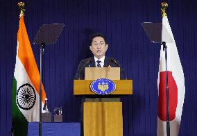 Japan PM Kishida in New Delhi