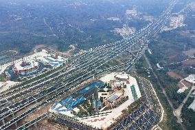 The First Zero-carbon Expressway Jinan-Weifang Under Construction in China