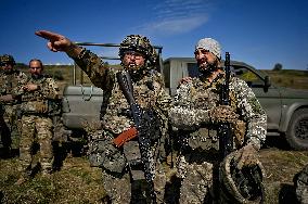 Platoon training of 3rd Assault Brigade