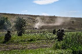 Platoon training of 3rd Assault Brigade