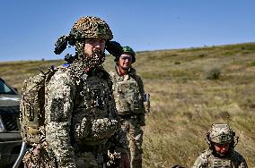 Platoon training of 3rd Assault Brigade