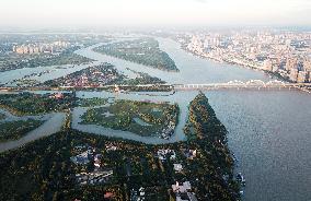 CHINA-HEILONGJIANG-HARBIN-SUN ISLAND-AERIAL VIEW (CN)