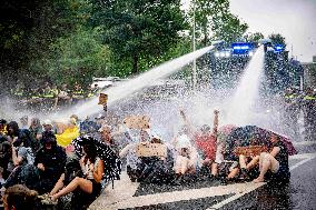 Extinction Rebelion Climate Activists Protest - The Hague