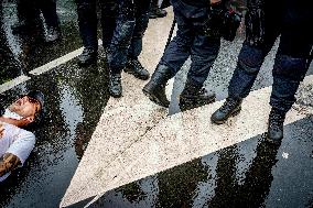 Extinction Rebelion Climate Activists Protest - The Hague