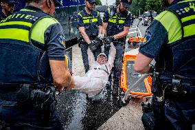 Extinction Rebelion Climate Activists Protest - The Hague