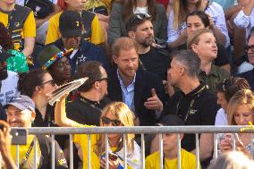 Prince Harry Attends The Second Day Of The Invictus Game 2023 In Duesseldorf