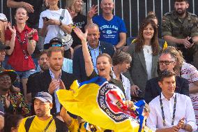 Prince Harry Attends The Second Day Of The Invictus Game 2023 In Duesseldorf