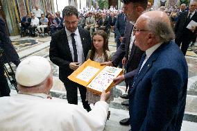 Pope Francis Private Audience - Vatican