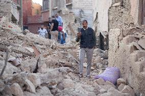 Destructions After The Earthquake - Amizmiz