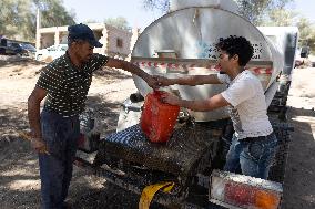 Organisation in the mountain village after the earthquake - Tafeghaghte